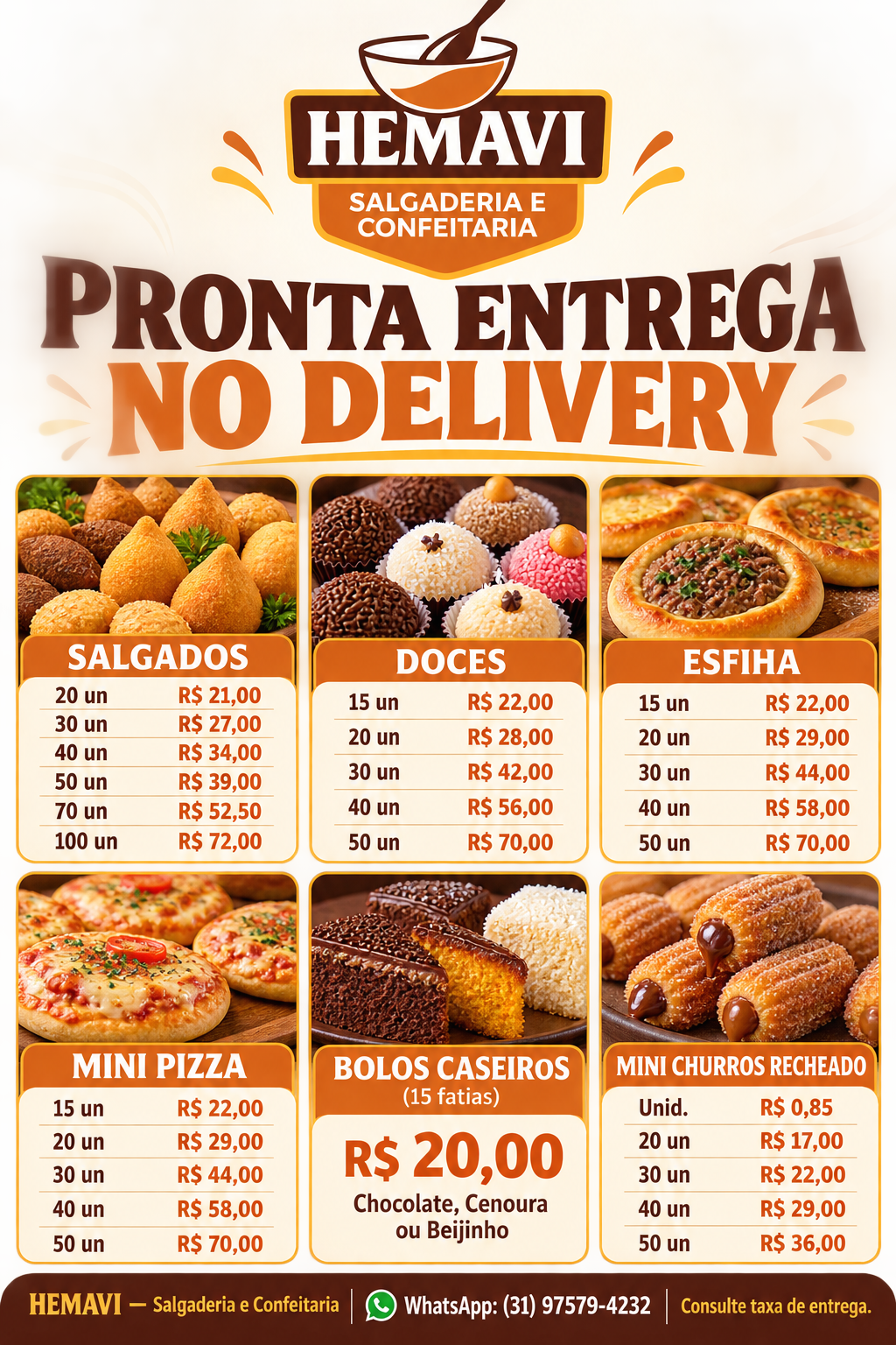 Pronta Entrega no Delivery